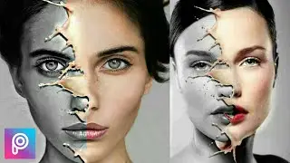 Picsart | how to make a splash effects /splash water effect /manipulation face editing