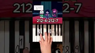 Attack of the Killer Queen Deltarune Piano Tutorial 