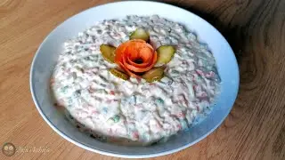 Salata Olivier recept - omiljena salata, poznata i kao ruska ili francuska salata