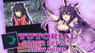 Tutorial AMV Saber Effect || Alight Motion