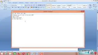 Changing Case of Text in Msword 2007