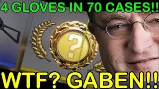 CS:GO Case Opening! Unboxing 4 Gloves in 70 Clutch Cases! Insane luck!!