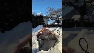 Ice bath routine #icebath #coldplunge