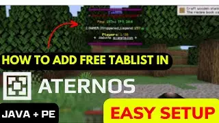 How To Add Tablist In Aternos Server | Best Tablist Plugin For Your Minecraft Server [ UPDATED ]