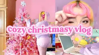 A Day in Our Life 💕 Sailor Moon Bangs, Christmas Decorating, & Working from Home :)