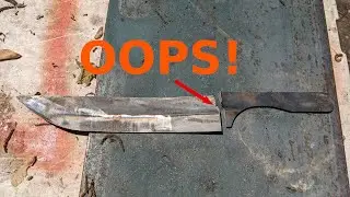 ABS Journeyman Smith Test Knife - First Try