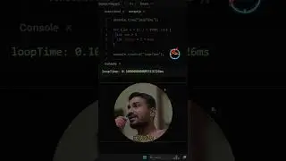 Measure Code Speed with console.time() in Javascript ⚡Javascript interview questions and answers