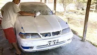 Painting Toyota Mark 2 / JZX100 / Transformation