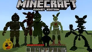 Five Nights at Freddy's 3 ADDON in Minecraft Pocket Edition 1.19 NEW UPDATE