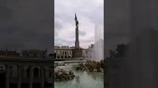 Памятник советским воинам, погибшим при освобождении Австрии от фашизма. #вена #wien  #втораямировая