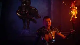 UE5.3 - Warrior Girl - Iclone 8.3 Mesh to Metahuman test - UE5.3 Facial Anim - UE Free Resources