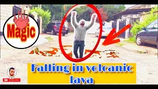 Falling in to the volcanic lava ..How to make & Editing with Kinemaster tutorials App
