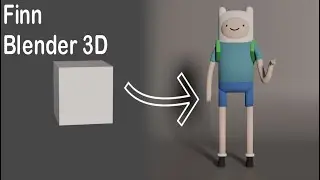 Timelapse - Finn Adventure Time - (Blender 3D)