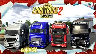 ✅Euro Truck Simulator 🔞КОНВОЙ SV СВОИ ЛИНИИ