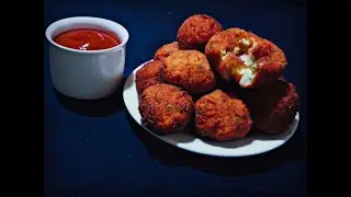 Potato Cheese Balls/How to Make Potato Cheese Balls/Quick & Easy Cheesy Snack Recipe