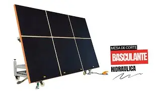 MCV Mesa de corte de vidrio manual basculante OK Industrial