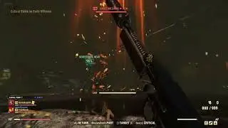 Submachine Gun B.50C.25 with cheap buff vs. Earle [Fallout 76]
