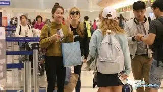 [FANCAM/직캠] 151004 MAMAMOO 마마무 - Departure from L.A. (LAX) to Seoul (ICN)