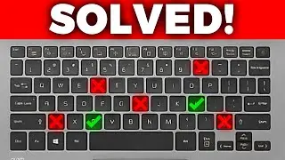 Fix Some Keys Not Working On Laptop Keyboard (2024) | Keyboard Not Working on Windows 10