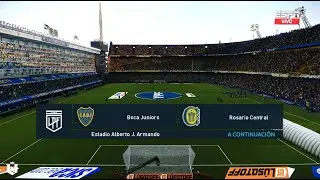 Boca Juniors vs Rosario Central ● liga Profesional 2024 ● PES 2021