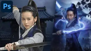 Samurai Woman // SPEED ART PHOTOSHOP