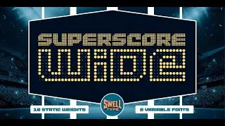 Superscore Wide Font Download