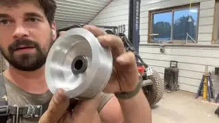 Machining an Aluminum 8 Rib Power Steering Pump Pulley for My Cummins Powered Ultra 4 Car
