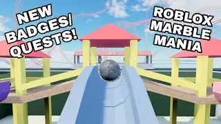 8 NEW BADGES! ROBLOX MARBLE MANIA | RATS LOCATION, UNDERGROUND MAZE WALKTHROUGH