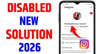 Instagram Account Disabled how to get back | How to Recover Disabled Instagram Account (Reactivate)