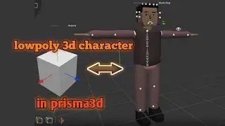 How to model a character in prisma3d  with ik rig ||Prisma3D tutorial|| 