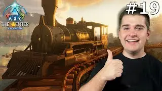 ZBUDOWAŁEM KOLEJKE! NIE BYŁO WARTO xD Ark The Center Ascended #19