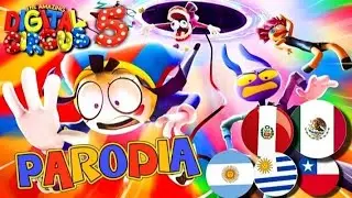 PARODIA / Digital circus Cap 5 /Sin contexto🇨🇱🇺🇾🇲🇽🇵🇪🇦🇷