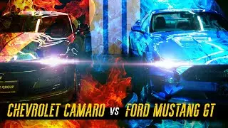 КТО КРУЧЕ ? - CHEVROLET Camaro vs FORD Mustang GT  | Trailer | #FordMustang #ChevroletCamaro