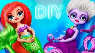 Ариэль и Урсула в больнице / 30 идей для кукол ЛОЛ ОМГ