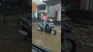 heavy rainfall 🌩️☔🌧️🌧️in Jaipur Vaishali Nagar |Atharv Shorts|💖