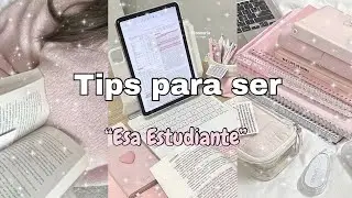 Tips para ser “ESA ESTUDIANTE” 📚💘+ tips de estudio y productividad! | Moonie