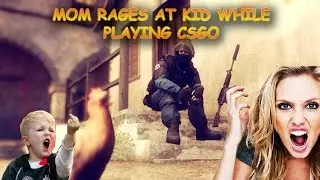 ANGRY MOM SLAPS KID FOR PLAYING CSGO!!!