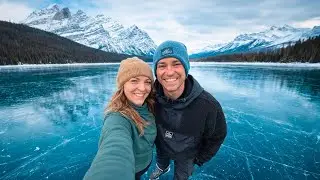 Bruslili jsme na našem vysněném jezeru v Kanadě 🇨🇦 (Peyto Lake)