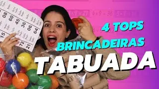 4 BRINCADEIRAS PARA APRENDER A TABUADA | como aprender a #tabuada  brincando {Aline Marius}