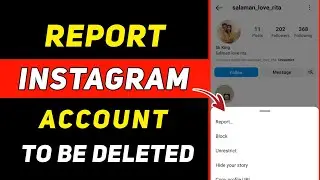 How to delete someone Instagram account 2022 | Report Instagram account  | Instagram id deleted