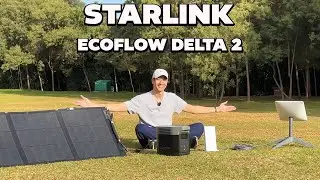 STARLINK + ECOFLOW DELTA 2 TESTE NA PRÁTICA!