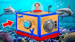 BASE DI CARTONE SUBACQUEA Sfida !