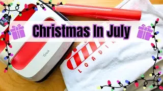 Cricut Christmas In July - Super Easy Beginner Iron-on Project