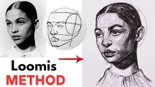 Loomis Method Magic: Draw Portraits Step-by-Step! 🎨