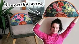 I made a vintage Kaffe Fassett Needlepoint pillow *it took me 6 months! *