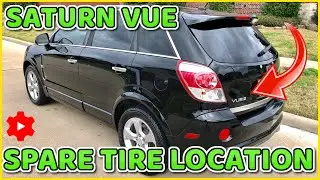 Saturn Vue spare tire location 2008 - 2010