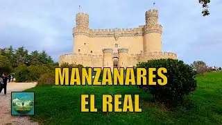 Manzanares el Real Walking Tour Madrid Spain 4K