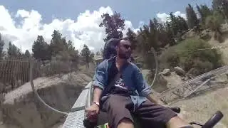 Alpine Mineshaft coaster ride in Big Bear CA
