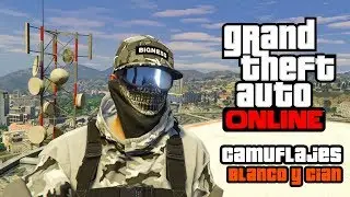 GTA Online | Conjuntos RNG Camuflaje Blanco & Cian | Juanluis01