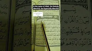 Surah Yaseen Beautiful Recitation #surah #surahyaseen #shorts